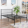 Double Bed Solid 4ft Metal Beds Frame with Large Storage Space For Kids Adults