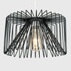 Black Metal Wire Light Shade Modern Easy Fit Lounge Lighting Industrial Design
