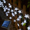 100-20LED SOLAR POWERED RETRO BULB STRING LIGHT GARDEN OUTDOOR FAIRY SUMMER LAMP