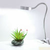 LED USB Clip On Flexible Desk Lamp Dimmable Memory Bed Read Table Study Light UK