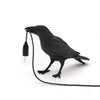 Bird Table Lamps Resin Crow Desk Lamp Bedroom Wall Sconce Light UK NEW