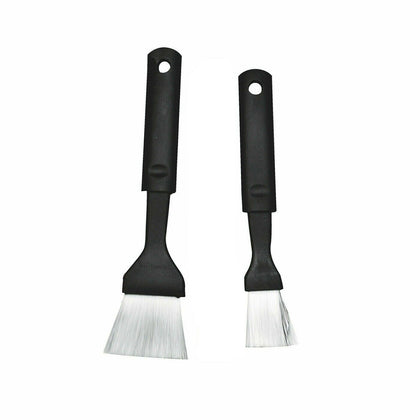 Pastry Basting Brush Brushes 2 Piece Black Set BBQ Cake Glazing Baking Cooking