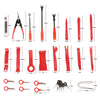 Car Audio Trim Removal Tool Kit 35pcs Radio Dash Clip Pry Plastic Set Door Panel