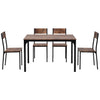 Dining Table and 2/4 Chairs Set 4/6 Seater Home Kitchen Dining Room Furniture