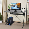 Modern Computer Desk with Keyboard Shelf Study PC Table Home Office Workstation