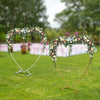 210cm(6.89ft) Heart Shaped Wedding Metal Balloon Arch Stand Frame Display Kit UK
