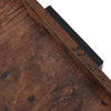 Rustic Side End Table Small Wooden Cabinet Vintage Bedside Unit Room Furniture