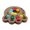 New Pet Dog Wooden Game IQ Training Toy Interactive Food Dispensing Puzzle Plate