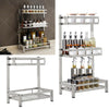 2/3 Tier Spice Herb Jar Rack Sauce Bottle Stand Holder Kitchen Storage Organizer