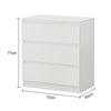 White / Black Chest of Drawers Bedside Table Nightstand 3 Drawer Cabinet Bedroom