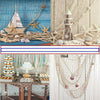 Nautical Fishing Net Seaside Wall Beach Party Sea Shells Home Garden Decor