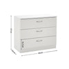 Oak Black White Chest of Drawers 3 4 5 Draws Bedroom Furniture Hallway Cabinet