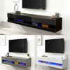 GALICIA 120CM 150CM 180CM WALL TV UNIT STAND W/ LED LCD ENTERTAINMENT CABINET