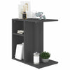 Living Room Modern Side Table Grey 50x30x50 cm Chipboard