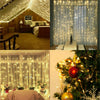 300 LED Curtain Fairy Lights Indoor/Outdoor Wedding Party Garden Decor