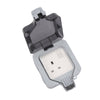 13A 1 Gang Waterproof Outdoor Storm Switched Socket Single IP66 Outside Use