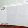 3D Wall Panel Decor Wall Tiles Self Adhesive Wallpaper Waterproof Anti-collision