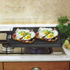 Non Stick Cast Iron Reversible Griddle Plate Frying Skillet Pan Cooking BBQ&HOB