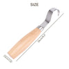Stainless Steel Wood Carving Cutter Woodwork DIY Spoon Hook Knife Carving Tool