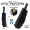 PROFESSIONAL RUBBER HAND BRUSH PET HAIR CLEANING SCRATCH FREE RUBBER BRISTLE