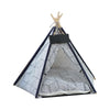 Nordic Pet Teepee Tent Cat Dog Cushioned Bed House Fabric Folding Cushion Tents