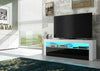 130cm TV Unit Cabinet TV Stand Sideboard Matt Body & High Gloss Doors LED Light