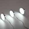 3PCS Under Cabinet Lights Kit LED Kitchen Counter Closet LED Puck Display Lamp