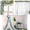 1/2m Artificial Fake Eucalyptus Garland Wreath Greenery Leaf Vine Plants Foliage