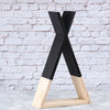 Wooden Triangle Wall Mounted Shelf Display Hanging Rack Storage Kids Room Decor