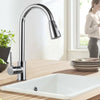 Kitchen Sink Mixer Taps Pull Out Single Lever Chrome Brass Spray Mono Tap Faucet