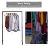 Heavy Duty Clothes Rail Rack Hanging Garment Display Stand Storage Shelf Black