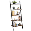 4 / 5 Tier Bookcase Ladder Shelf Unit Wall Rack Shelf Storage Shelving Bookshelf