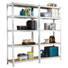 Neo 5 Tier Blue Large Steel Garage Shelving Racking Unit Storage Racks 180x90x40