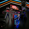 Gaming Desk Gaming Table K-Shaped Computer Desk Gamer Desk with Full Equipment