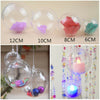 Clear Plastic Fillable Christmas Tree Ball Ornament Craft Sphere Baubles Wedding