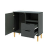 Small Sideboard Cupboard Display Cabinet Storage with 2 Drawers & 1 Doors