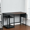 Modern 140cm Home Office Computer Desk Workstation Shelf Storage Unit Work Table