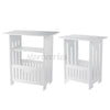 Bedside Table Bedroom Nightstand Storage Cabinet Chest Side End Organizer White