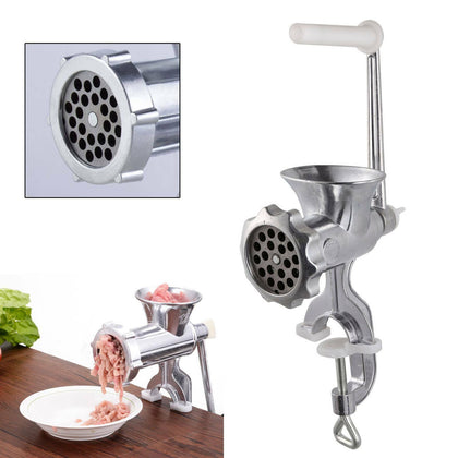 Hand Operated Meat Mincer Heavy Duty Grinder Manual Hand Operated Kitchen Beef