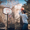 10FT Big Backboard In/Outdoor Adjustable Basketball Hoop System Kids Adults