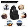 Men's Black Messenger Bag Waterproof Cross Body Shoulder Utility Travel Work P8