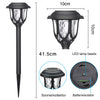 6 Pack Solar Lights Outdoor , Solar Path Stake Lights Garden Lawn Decor Lighting