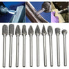 Carbide Burr Die Grinding Shank Tungsten Rotary Drill Set Metal CarvingBit Tool.