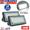 2X 240V 50W LED Flood Light IP65 Garden Outdoor Security Landscape SMD Spotlight