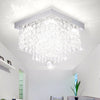 20CM LED Crystal Pendant Lights Modern Bedroom Fitting Ceiling Lights Chandelier