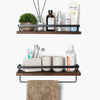 2PCS Industrial Vintage Chic Retro Wall Shelf Unit Storage Display Long Shelving