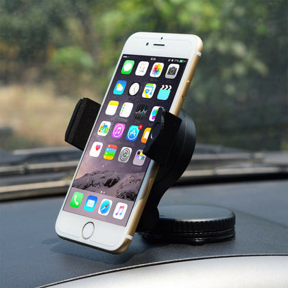 360 Rotatable Car Windscreen Suction Cup Mount Mobile Phone Holder Stand Bracket