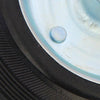 Spare replacement steel wheel for jockey wheels with solid rubber tyre 200mm