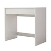 Simple Budget Computer Desk Wooden Small Table With Sliding Drawer Tray