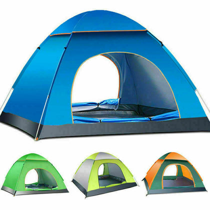 Pop Up 2-4 Man Beach Camping Festival Fishing Garden Kids Adult Tent Sun Shelter